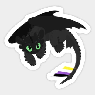 Toothless (Nonbinary) Sticker